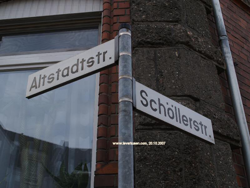 Foto der Schöllerstr.: Straßenschild Schöllerstr.