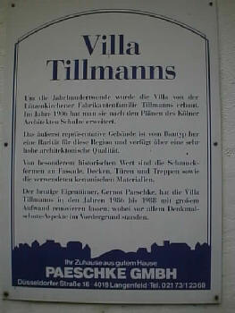 Villa Tillmanns