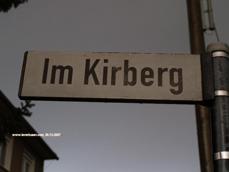 Foto der Im Kirberg: Straßenschild Im Kirberg
