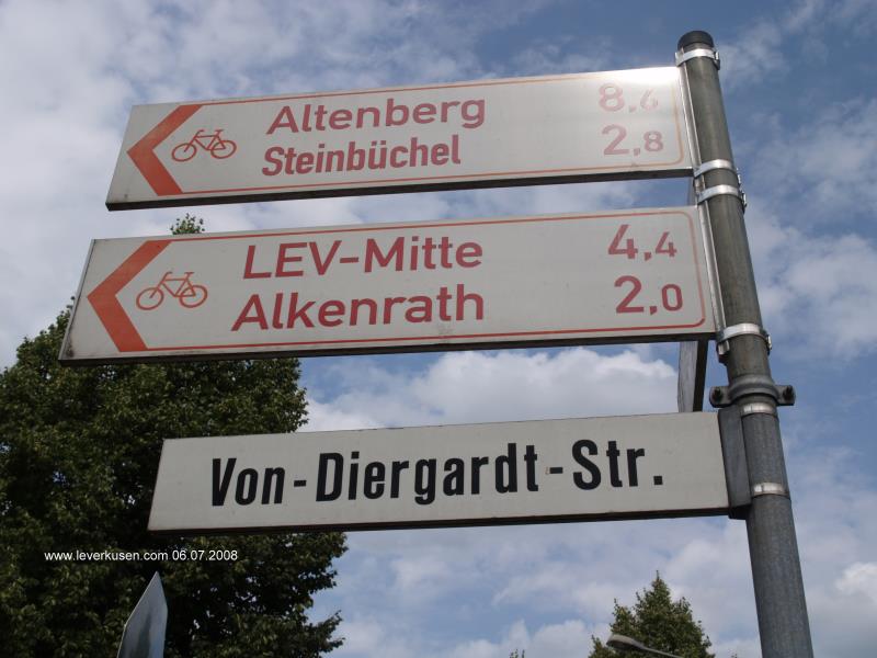 Foto der Von-Diergardt-Straße: Straßenschild Von-Diergardt-Str.