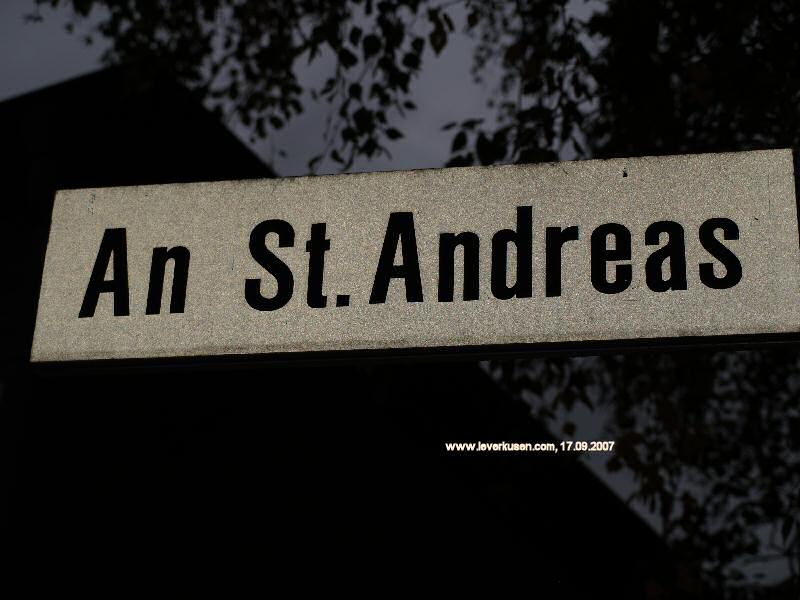 Foto der An St. Andreas: Straßenschild An St. Andreas
