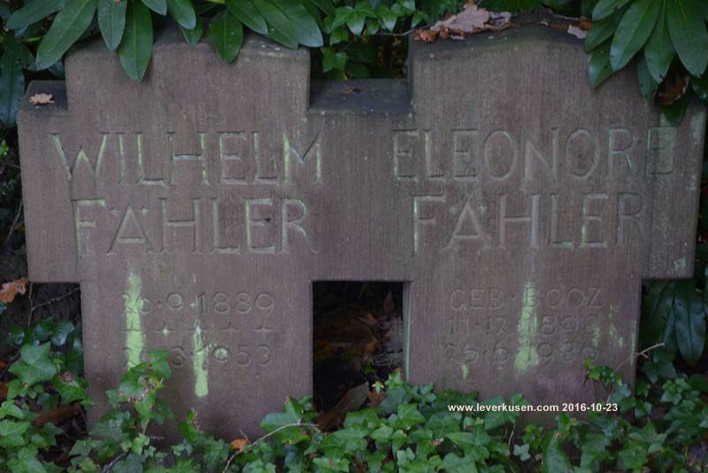 Waldfriedhof, Grabmal Fähler
