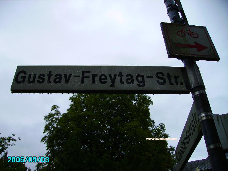 Foto der Gustav-Freytag-Str.: Straßenschild Gustav-Freytag-Str.