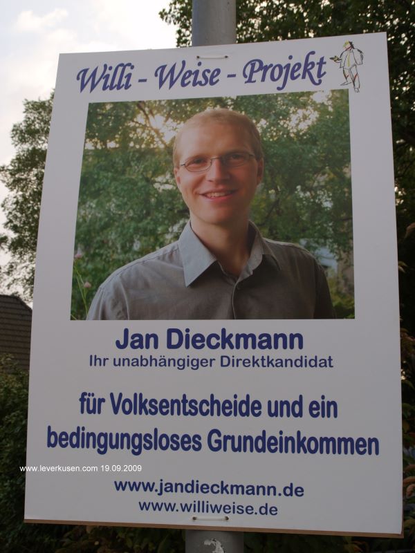 Plakat: Willi-Weise-Projekt