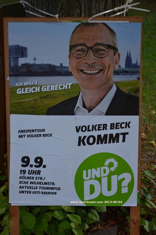 Volker Beck, Plakat