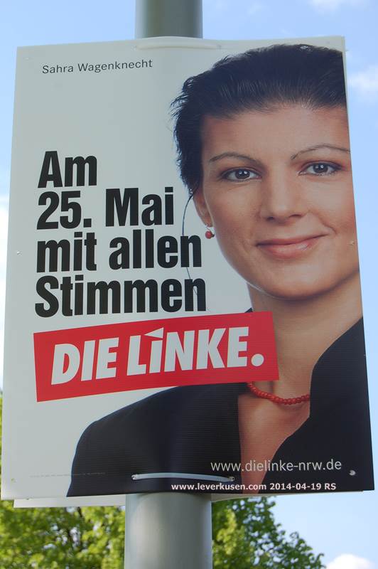 Sahra Wagenknecht, Plakat