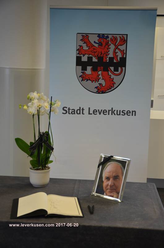 Helmut Kohl, Kondolenzbuch
