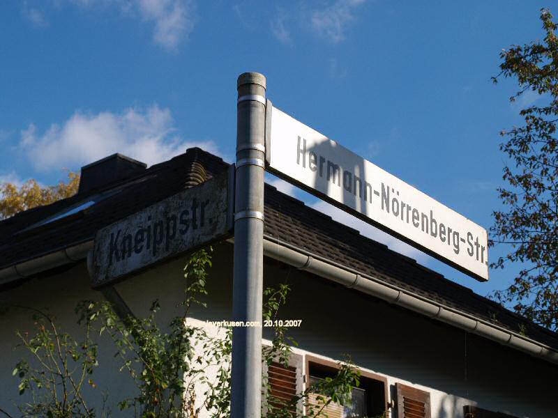 Straßenschild Hermann-Nörrenberg-Str.