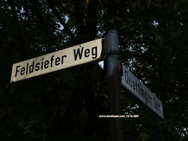 Straßenschild Quettinger Str.