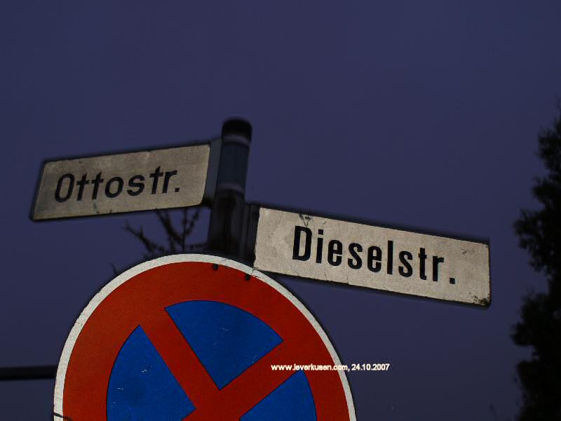 Foto der Ottostr.: Straßenschild Ottostr.