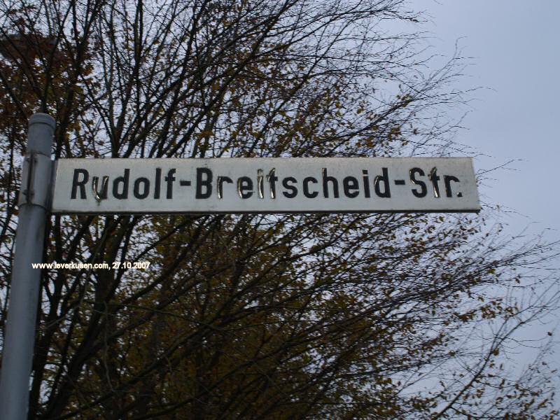 Foto der Rudolf-Breitscheid-Str.: Straßenschild Rudolf-Breitscheid-Str.