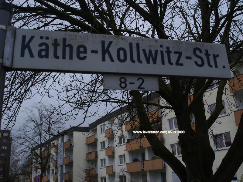Straßenschild Käthe-Kollwitz-Str.