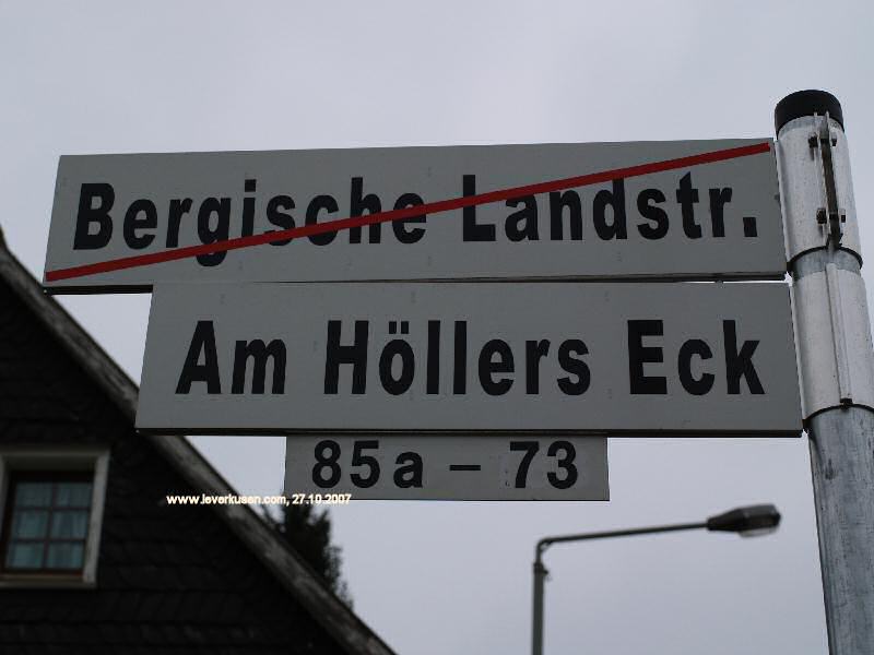 Foto der Am Höllers Eck: Straßenschild Am Höllers Eck