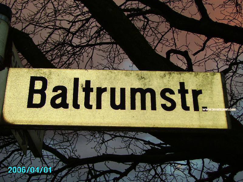Foto der Baltrumstr.: Straßenschild Baltrumstraße