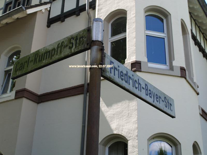 Straßenschild Carl-Rumpff-Str.