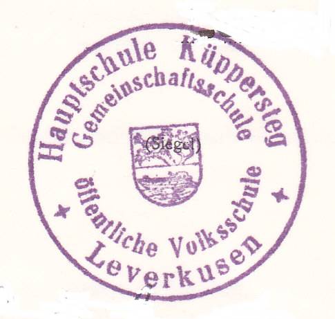 Siegel der Hauptschule K�ppersteg (28 k)