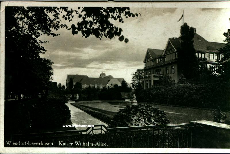 Foto der Kaiser-Wilhelm-Allee: Postkarte Direktionsvilla