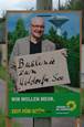 Wahlplakat Gerd Wölwer: Buslinie zum Hitdorfer See 