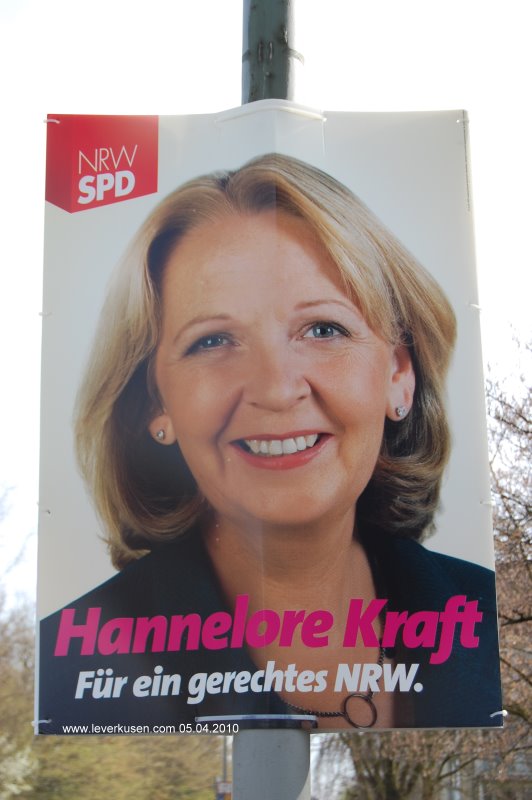 SPD-Plakat: Hannelore Kraft