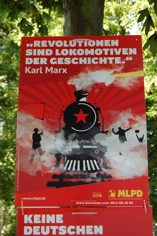 MLPD-Plakat: Lokomotive