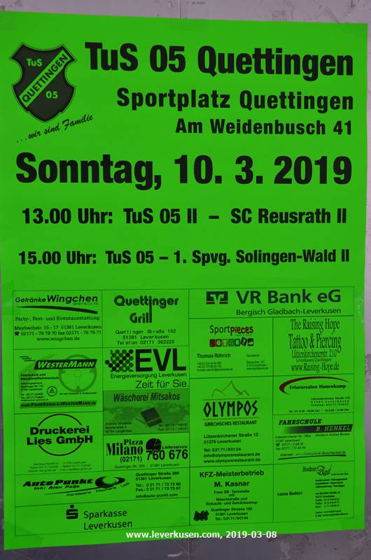 SC Reusrath<BR>
Spvg Solingen-Wald